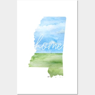 Mississippi Home State Posters and Art